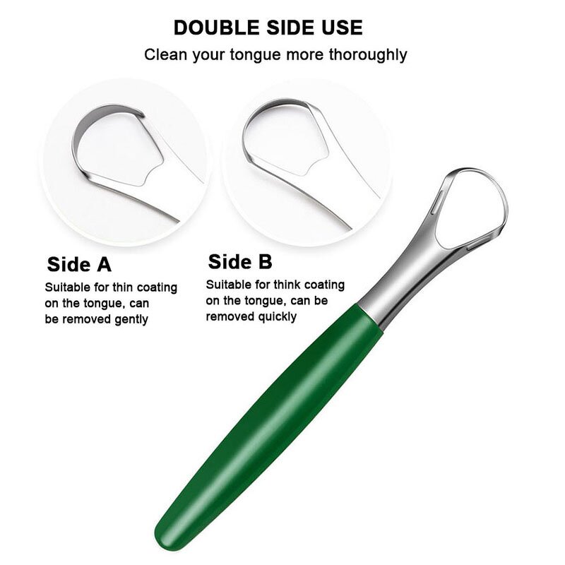 Tongue Scraper Manufacturer - High Quality Stainless Steel Medical Grade Oral Hygiene Care Cleaner Tool for Adults & Kids
