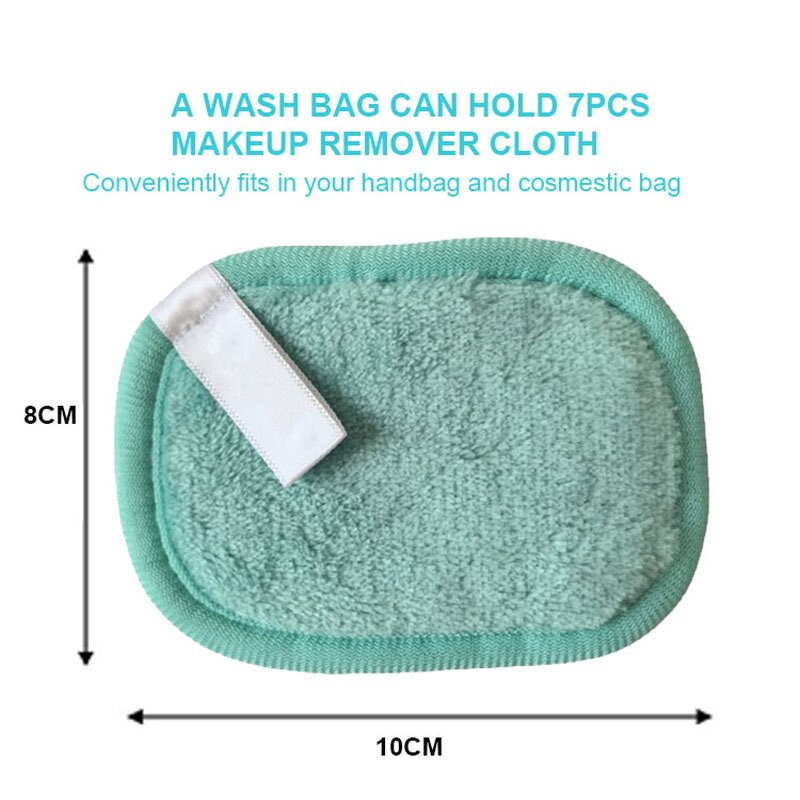 Makeup Remover Cloth Manufacturer - Custom Logo Reusable Microfiber Soft Facial Water Wash Remove Dirt Cotton Pads Towel