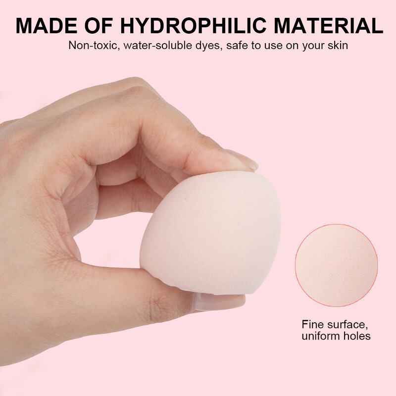 Beauty Egg Set Manufacturer - Custom Creative Silicone & Holders Gift Set Latex Free Makeup Sponge Blender With Storage Box