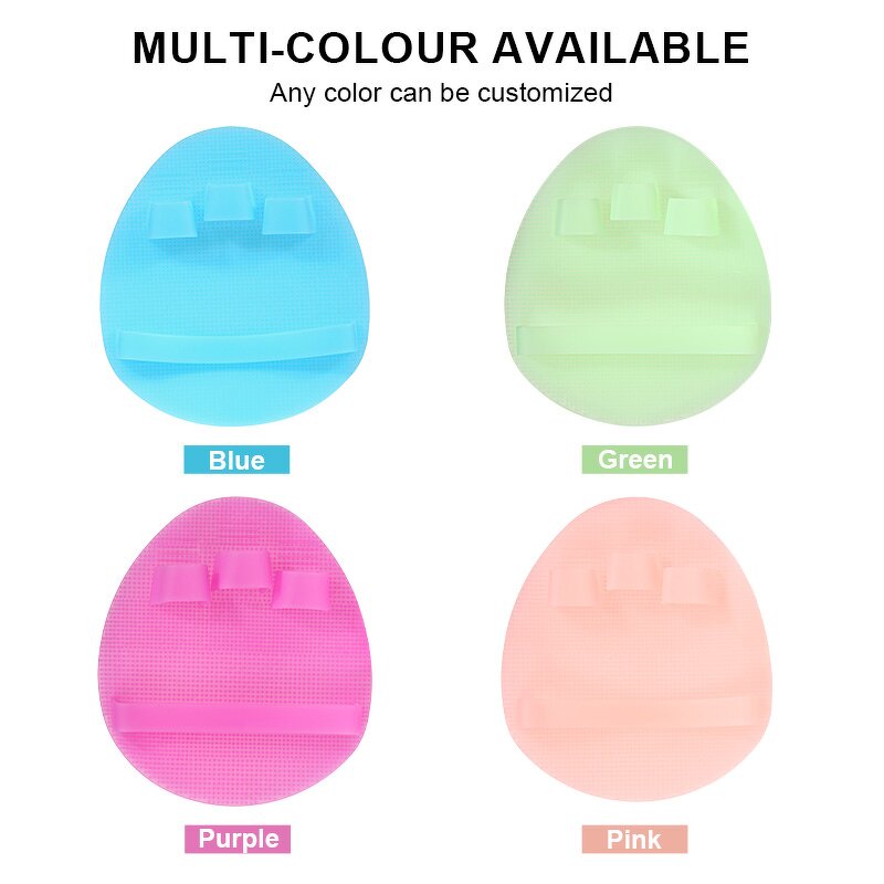 Silicone Body Brush Manufacturer - Custom Gentle Exfoliating Soft Bristle Hygienic Shower Skin Massage Scrubber Pad