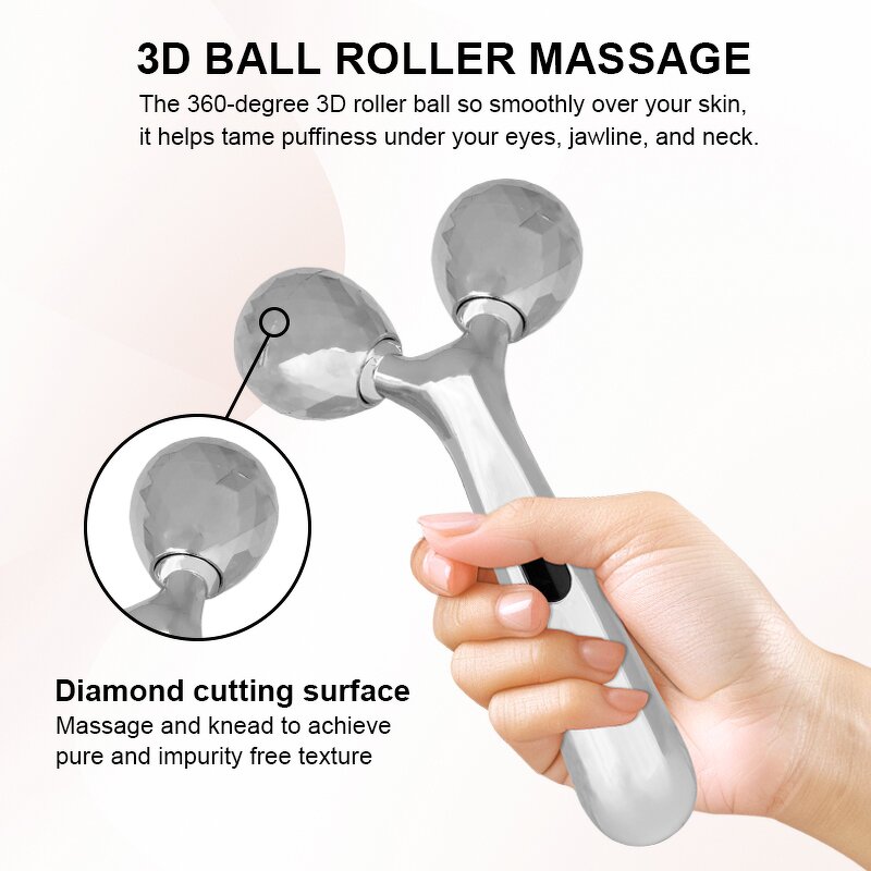 Facial Roller Manufacturer - OEM Custom 3D ABS Body Lifting Massager Metal Beauty Bar for Slimming Legs Arms