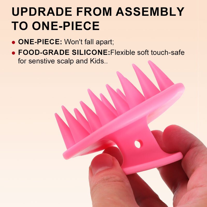 Scalp Massager Brush Manufacturer - Hot Selling Soft Silicone Bristles Head Cleaning Care Tool for Men Women Dandruff Removal