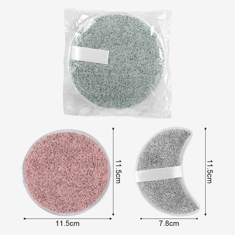 Makeup Remover Pads Manufacturer - Customized Logo Reusable Microfiber Washable Cotton Face Skin Cleansing Make up Remove Wipes