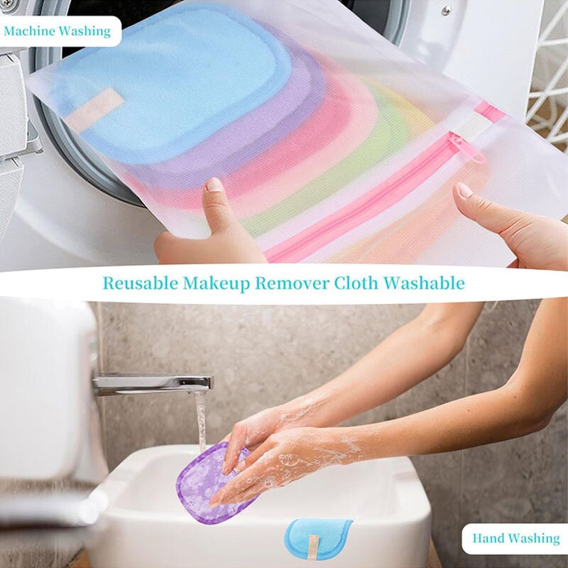 Makeup Remover Cloth Manufacturer - Custom Logo Reusable Microfiber Soft Facial Water Wash Remove Dirt Cotton Pads Towel