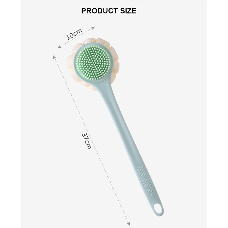 Back Scrubber Brush Manufacturer - Long Handle Gentle Exfoliating Mesh Sponge Shower Body Skin Massage for Men Women