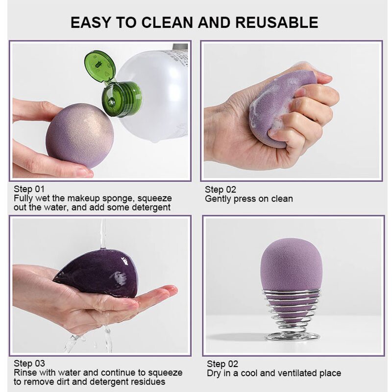 Makeup Sponges Set Manufacturer - Wholesale Multi-Colored Latex-Free Dry Wet Use Small Cosmetic Mini Beauty Egg Tool for Foundation