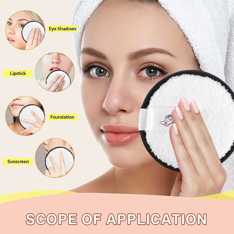 Makeup Remover Pads Manufacturer - Factory Organic Reusable Face Exfoliator Cleaning Wipes ultra Soft Cotton Wipe Set