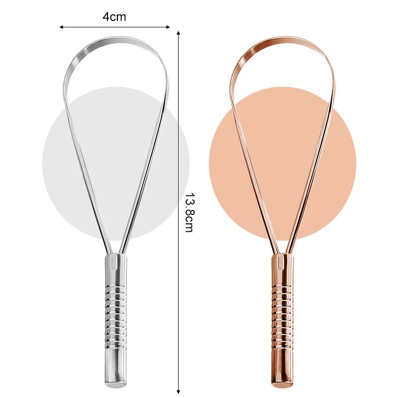 Metal Tongue Scraper Manufacturer - New Long Life Time Premium Hygienic Stainless Steel Bad Breath Treatment for Adults