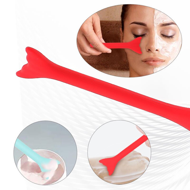 Face Mask Brush Manufacturer - 2 in 1 Double Sided Soft Flexible Silicone Facial Cleaning Massager Cosmetic Exfoliating Tool