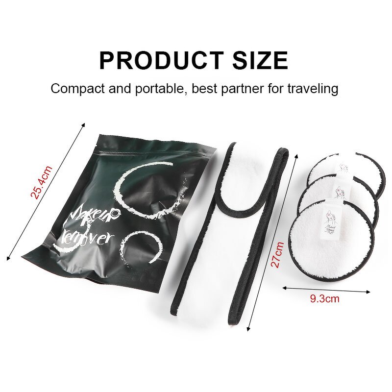 Makeup Remover Pads Manufacturer - Factory Organic Reusable Face Exfoliator Cleaning Wipes ultra Soft Cotton Wipe Set