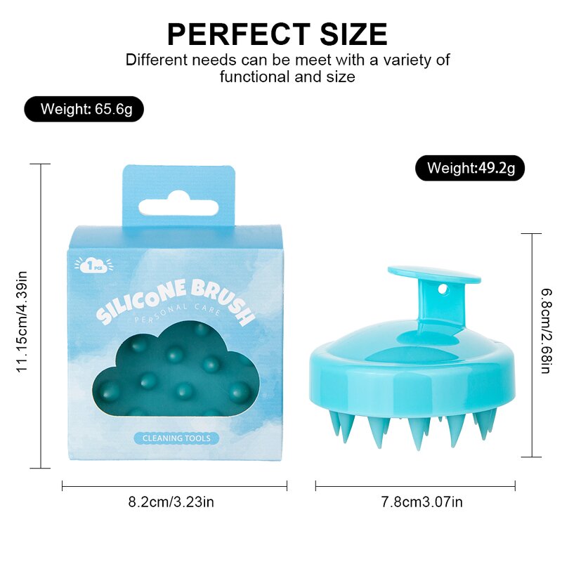 Scalp Massager Comb Manufacturer - Eco-friendly Silicone Head Washer Shower Scrubber for Dandruff Removing