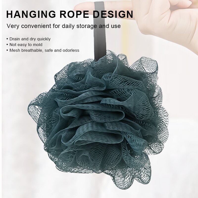 Loofah Sponge Scrubber Manufacturer - High Quality Bath Body Flower Mesh Puffs Cleaning Bathing Tool for Family