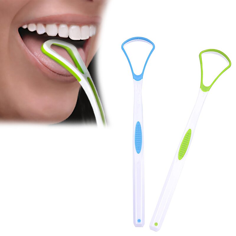 Plastic Tongue Scraper Manufacturer - Wholesale 100% BPA Free Oral Care Hygiene Coating Cleaning Brush Reusable Soft Rubber Tool