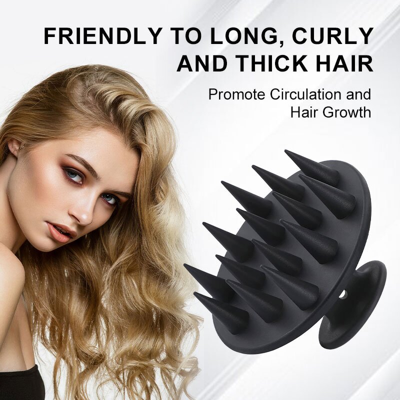 Scalp Massager Brush Manufacturer - Hot Selling Soft Silicone Bristles Head Cleaning Care Tool for Men Women Dandruff Removal