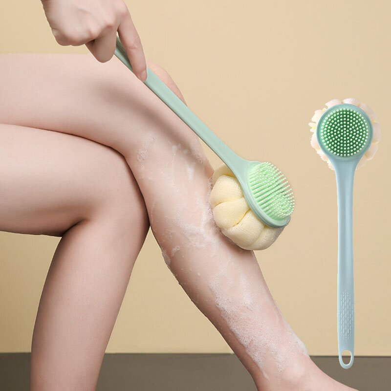 Back Scrubber Brush Manufacturer - Long Handle Gentle Exfoliating Mesh Sponge Shower Body Skin Massage for Men Women