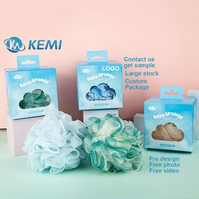 Bath Sponge Ball Manufacturer - OEM ODM Custom Mix Color PE Plastic Foaming Net Exfoliating Body Scrubber Luffa