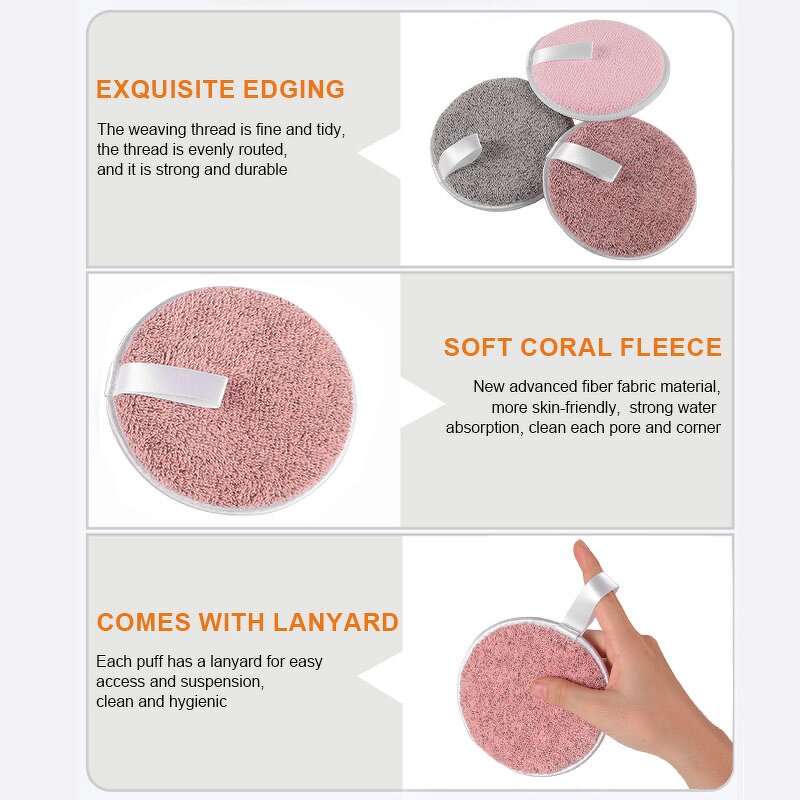 Makeup Remover Pads Manufacturer - Customized Logo Reusable Microfiber Washable Cotton Face Skin Cleansing Make up Remove Wipes