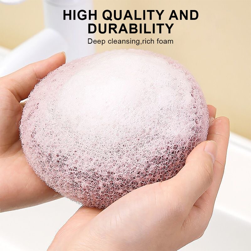 Bath Spa Gift Set Manufacturer - Custom Round Mesh Loofah Sponge Ball Exfoliating Scrubber Makeup Headband