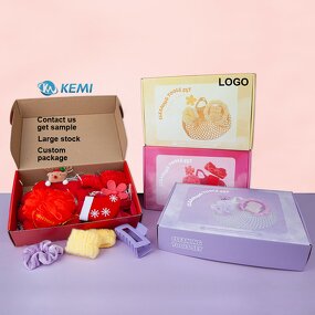 Bath Spa Gift Box Set Manufacturer - Custom Valentine Christmas Headband Scrunchies Clip Twisted Bath Sponge Kits