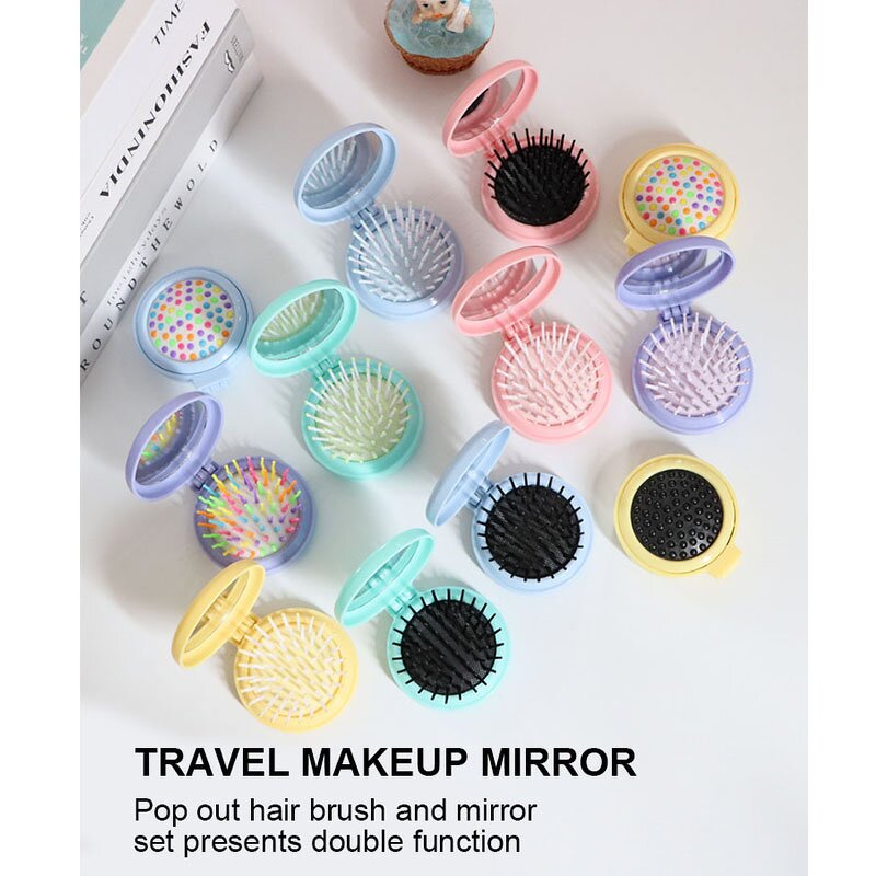 Hair Styling Tools Kit Manufacturer - Custom Gift Box Portable Anti-static Air Cushion Comb Detangling Brushes Set