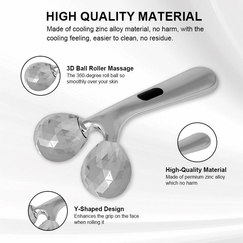 Facial Roller Manufacturer - OEM Custom 3D ABS Body Lifting Massager Metal Beauty Bar for Slimming Legs Arms