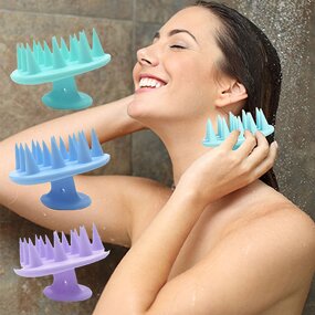 Scalp Massager Brush Manufacturer - Hot Selling Soft Silicone Bristles Head Cleaning Care Tool for Men Women Dandruff Removal