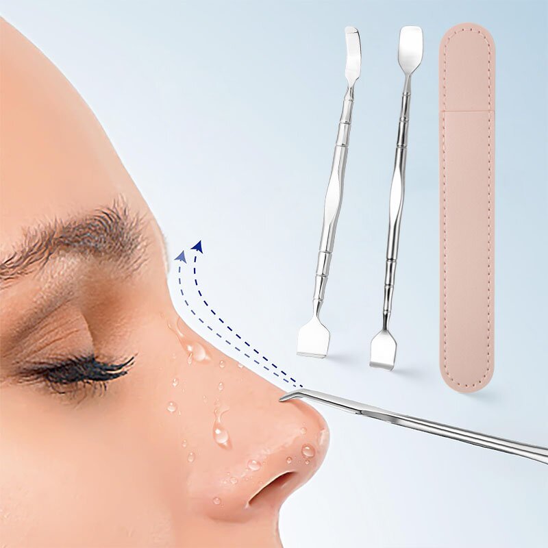 Blackhead Remover Kit Manufacturer - Double Headed Stainless Steel Facial Pore Cleaner Nose Acne Needle Extractors