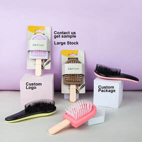 Hair Air Cushion Comb Manufacturer - New Ice Cream Shape Mini Soft Bristles Scalp Massage Detangler for Girls
