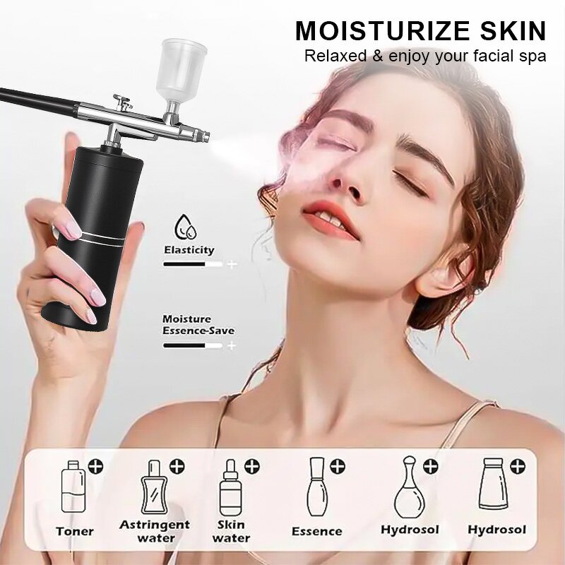 Airbrush Kit Manufacturer - Professional Paint Cordless Rechargeable Air Compressor Gun Spray for Nail Art Salon Makeup Cake