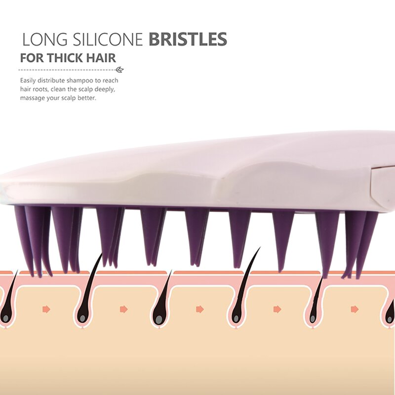 Hair Growth Comb Manufacturer - Custom Private Label Dandruff Treatment Deep Cleansing Scalp Scrubber for All Hair Types