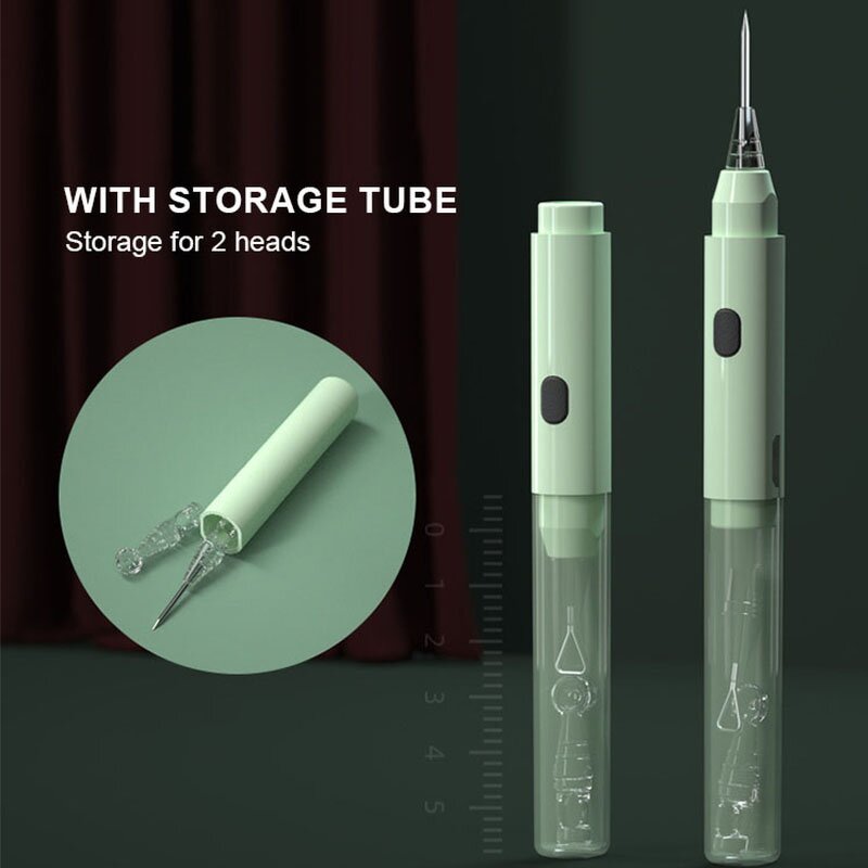 Electric Blackhead Removal Tool Manufacturer - Professional 5-in-1 Pimple Popper Face Acne Needle Comedone Extraction Kit with LED Light