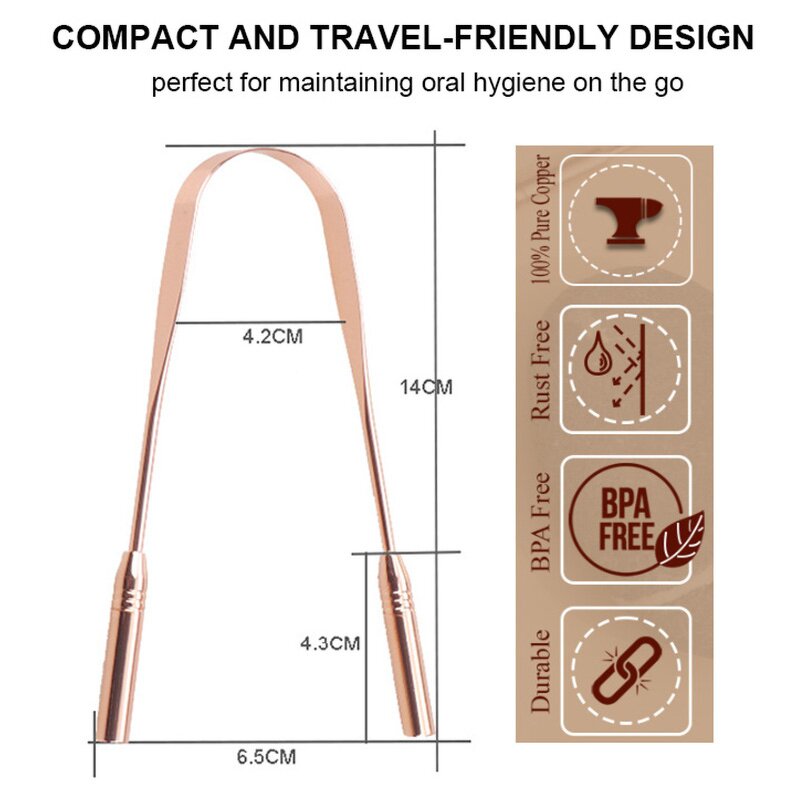 Tongue Cleaner Manufacturer - Wholesale Surgical Grade Stainless Steel Dental Oral Care Cleaning Tools Fresh Breath for Adults