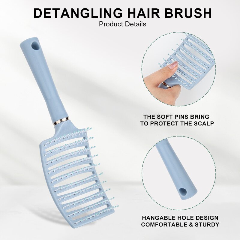 Hair Comb Set Manufacturer - Custom High Quality Wide-Toothed Brush High-Pressure Spray Bottle Flower Hair Clip