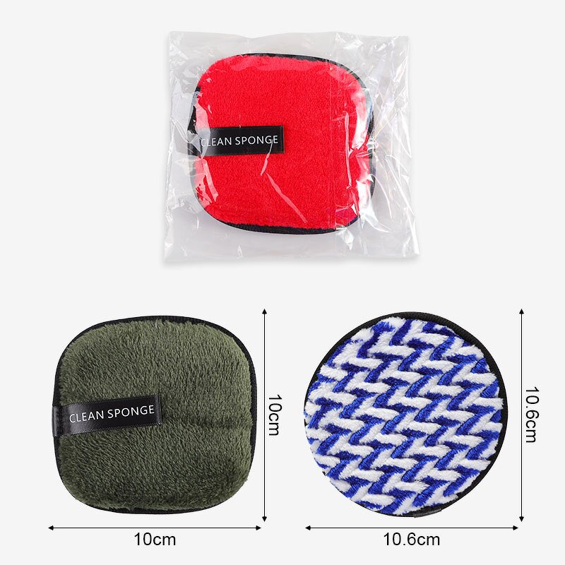 Makeup Remover Pads Manufacturer - Reusable Round Microfiber Washable Face Cleansing Skin Care Make up Removal Cotton Pad