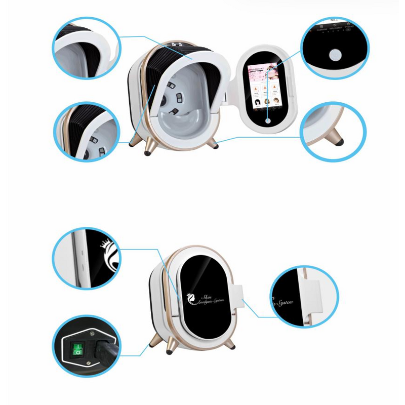 3D Skin Facial Scanner Manufacturer - Automatic RGB+UV+PL Skin Analyzer Machine for Salon