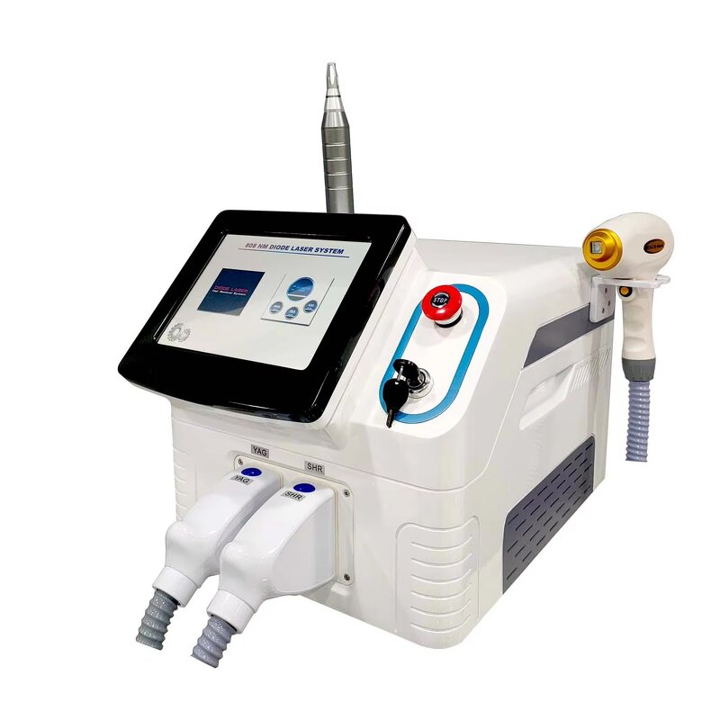 4IN1 IPL ND YAG RF Machine Manufacturer - Hair Removal Skin Tightening Pigment Treatment Device