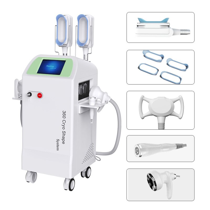 Vertical 360 Cryolipolysis Machine Manufacturer - Double Chin 1600W Weight Loss Fat Removal Device