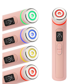 EMS Facial Massage Machine Manufacturer - 6 in 1 Microcurrent Electroporation 4 Colors LED Light Device