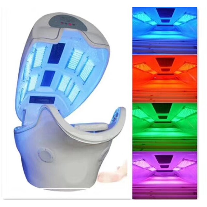 Red Light Therapy Spa Capsule Manufacturer - Dry Spa Sauna With Led Light 8pcs Led Pads Device