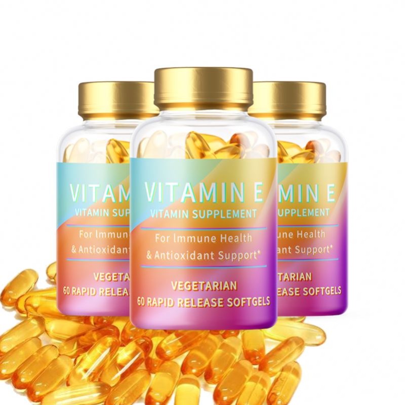 OEM Customized Multivitamin Mineral Vitamin D3 Fish Oil Vitamin E Softgel Capsule for Healthcare Supplement