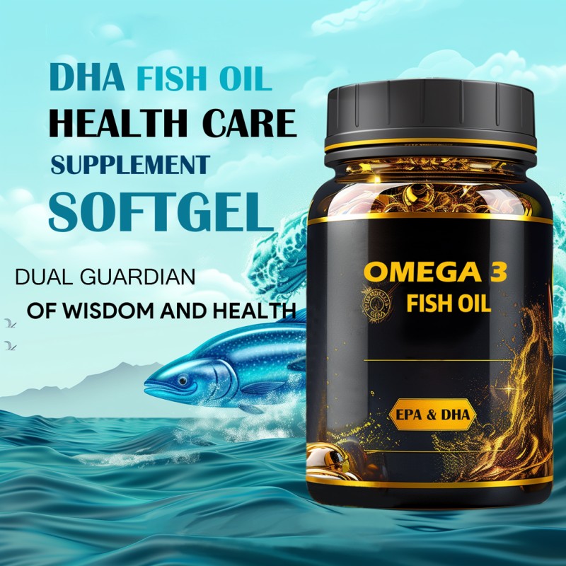 Fish Oil Softgels Factory - OEM DHA Brain Support Supplement