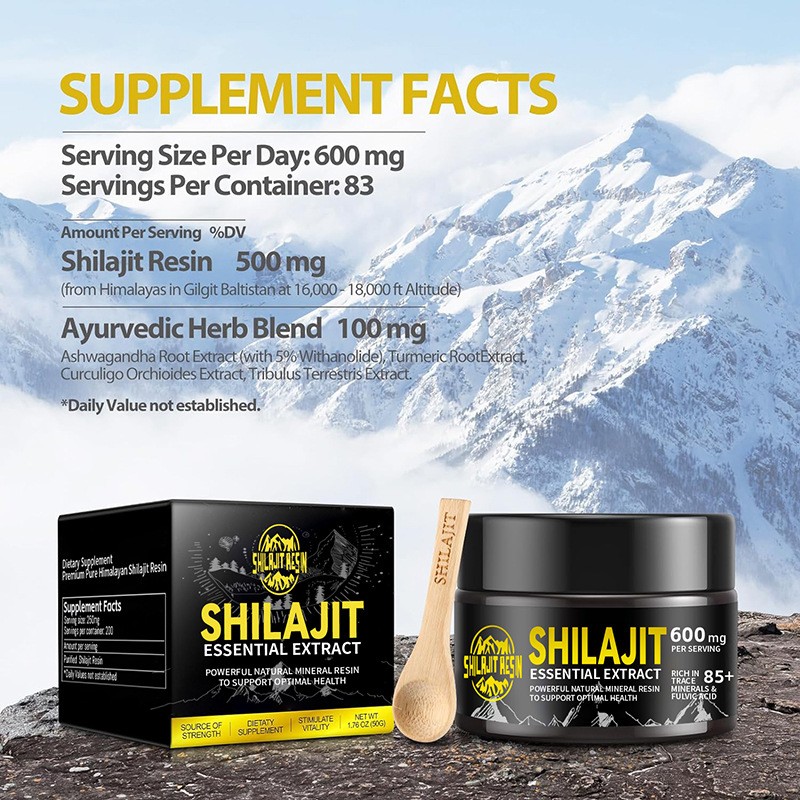Shilajit Resin Manufacturer - OEM Gold Grade Himalayan Supplement