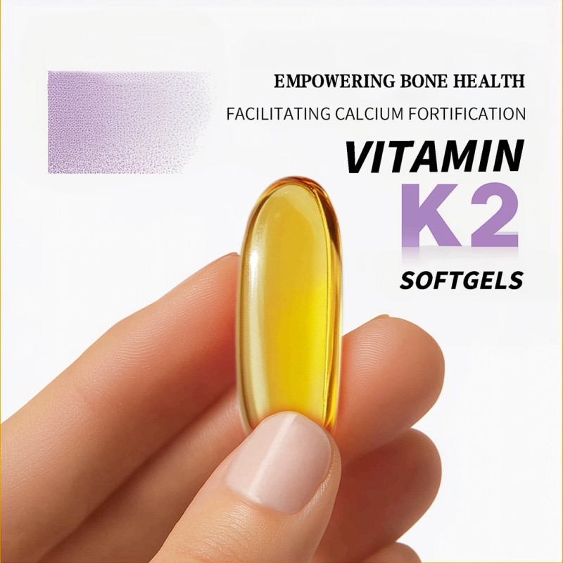 Vitamin K2 Softgels Factory - ODM Bone Strength Adult Capsules