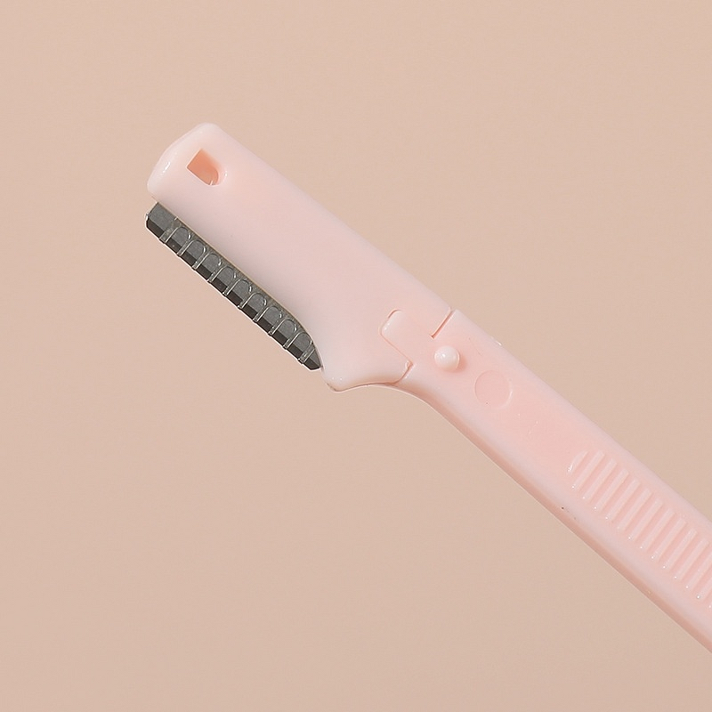 Eyebrow Razor Set Manufacturer - 2-Piece Beginner Mini Safety Shaving Anti-Scratch Trimming for Women PU+Stainless Steel