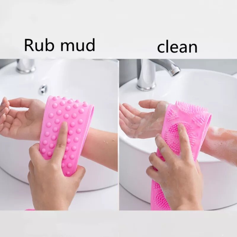 Massage Scrubber Brush Manufacturer - High Quality Body Healthcare Personal Care Bath Shower Silicone Back for Skin