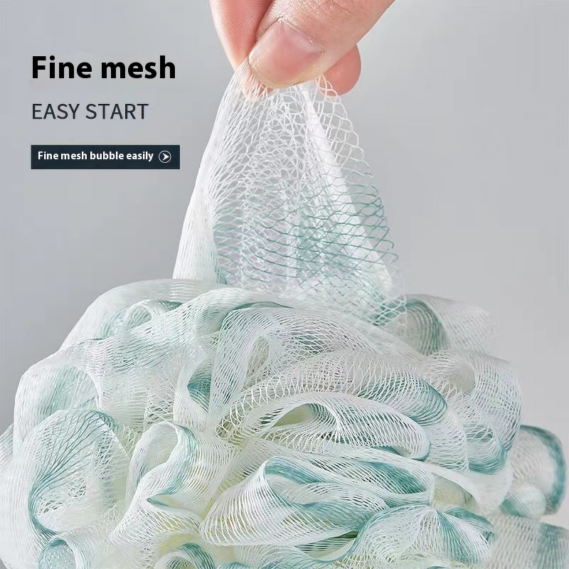 Bath Flower Ball Manufacturer - Factory Wholesale Large Magic Universal Bathroom Exfoliating Bathing Tool PE Material