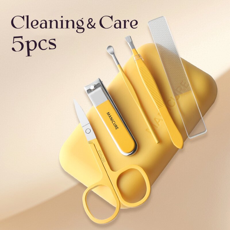 Manicure Kit Manufacturer - Complete Stainless Steel Nail Care Tool for Acrylic Nails Salon