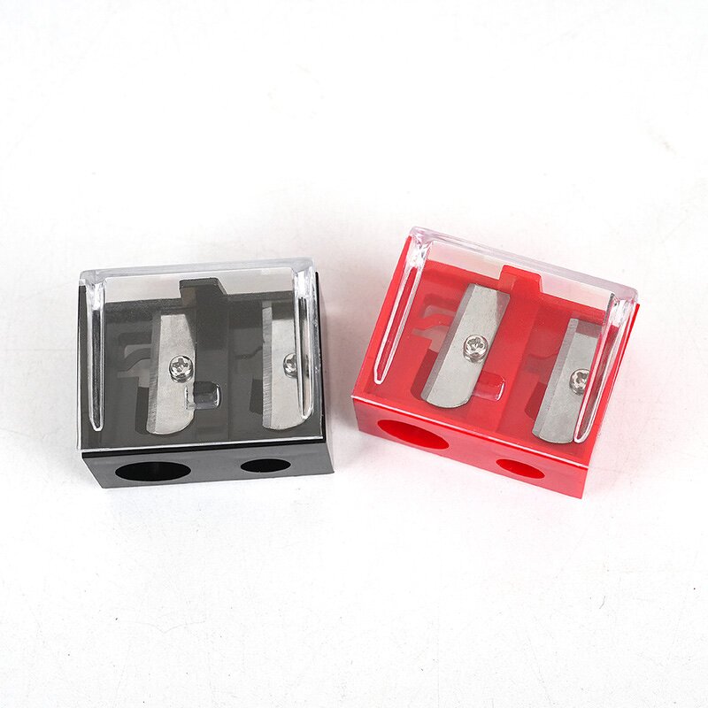 Pencil Sharpener Manufacturer - Wholesale Manual Lip Liner Eyebrow Stainless Steel Cosmetic Tool Pink White Black