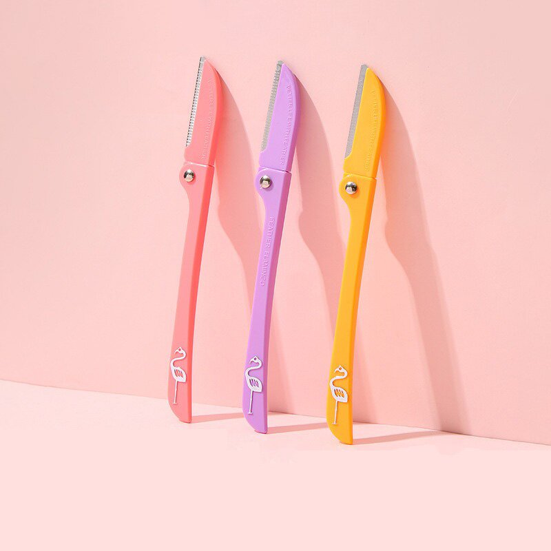 Facial Razor Manufacturer - Multipurpose Stainless Steel Shaver Foldable Plastic Portable Hair Trimmer for Women