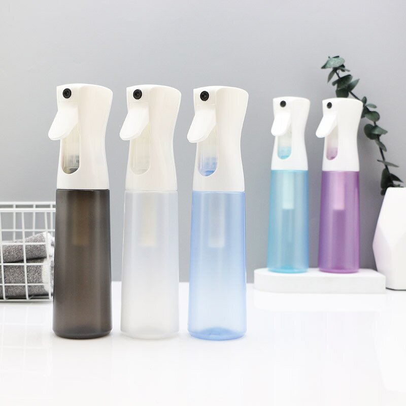 Hair Spray Bottle Manufacturer - 300ml Plastic Fine Continuous Water Mister for Hairstyling Skin Care Cleaning Plants